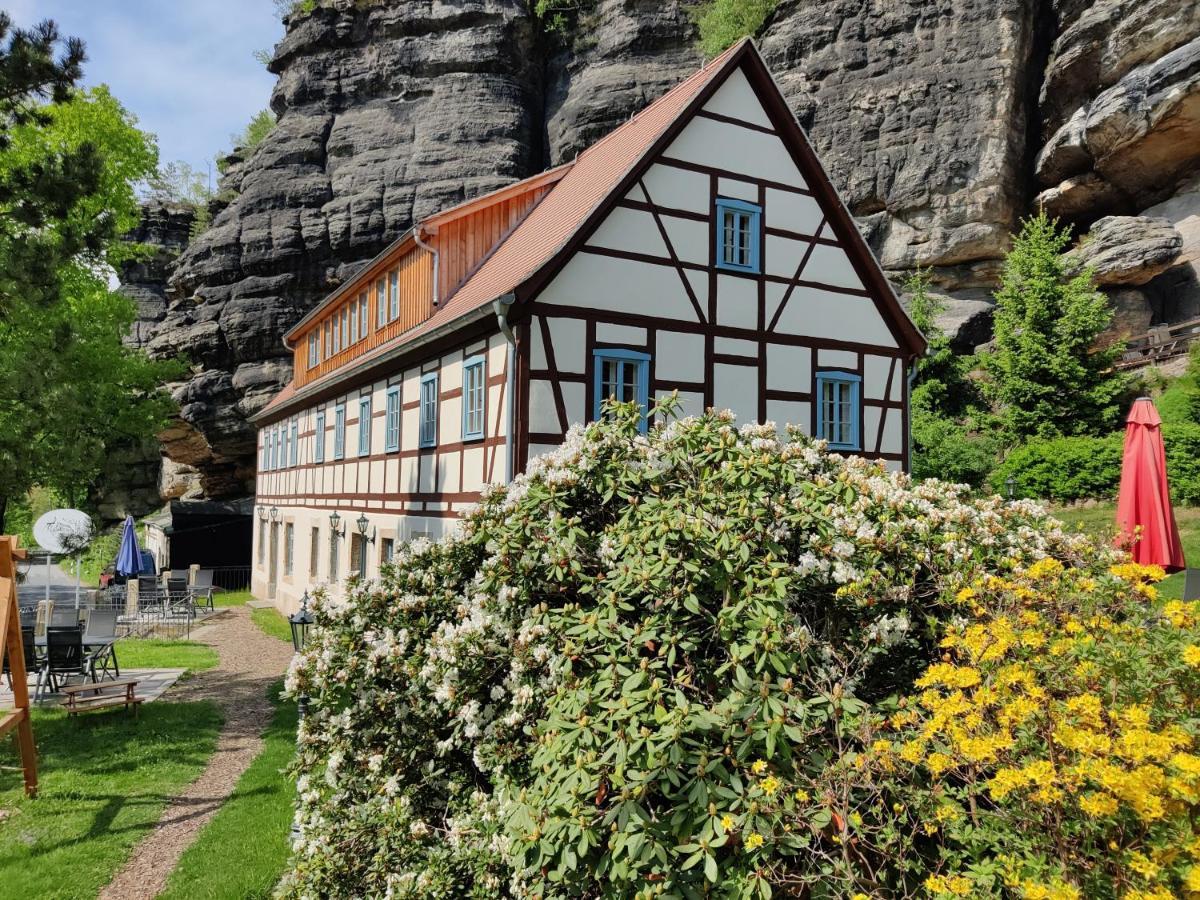 Ferienwohnungen Felsenkeller Bielatal Rosenthal-Bielatal Екстер'єр фото