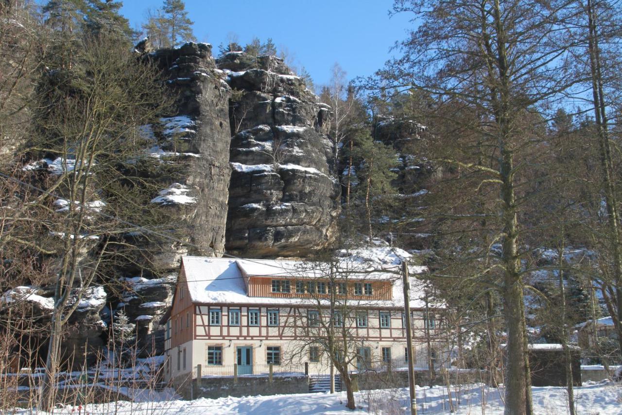 Ferienwohnungen Felsenkeller Bielatal Rosenthal-Bielatal Екстер'єр фото