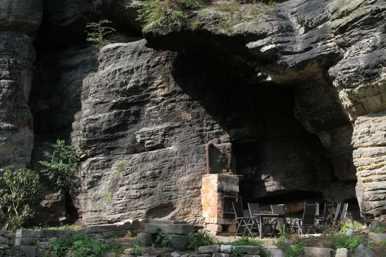 Ferienwohnungen Felsenkeller Bielatal Rosenthal-Bielatal Екстер'єр фото